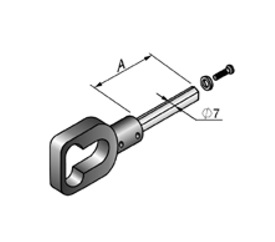 Петля CSI 6-гранная 7 мм L=165 мм