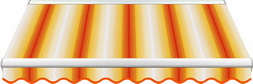 Акрил Sattler Lumera 338 301 Stripes Orange  