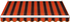 Акрил Sattler Elements 320 678 Stripes Orange 