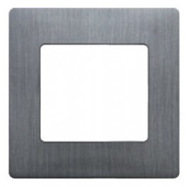 Одноместная рамка GRIS METALLISE