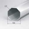 RT102x2,5, вал октогональный