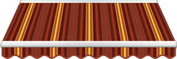 Акрил Sattler Elements 320 692 Stripes Orange 