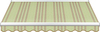Акрил Sattler Elements 320 672 Stripes Green  