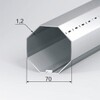RT70x1,2, вал октогональный